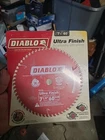 Diablo D0760A 7-1/4" X 60-TOOTH Atb Ultra Finish Saw Blade With 5/8" Arbor New. Price: $20.00.