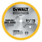 Dewalt 5-3/8" X 80 Tooth Paneling And Vinyl Cutting Steel Saw Blade DW9053 New. Price: $5.75.