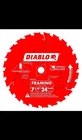Diablo D0724W 7-1/4" X Diamond-out Saw Blade New. Price: $25.00.