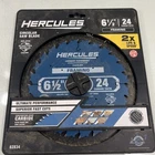 Hercules 6-1/2" 24T Framing Circular Saw Blade Carbide Teeth HA25-B6 New. Price: $14.95.