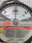 Task 7 1/4", Carbide 36, 5/8", Round Metal Cutting Sawblade New. Price: $18.95.
