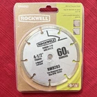 Rockwell RW9283 4-1/2 In 60 Grit Diamond Saw Blade For Ceramic, Tile, Cement New. Price: $13.00.