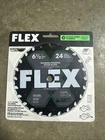 Flex 6-1/2-INCH 24T Carbide Framing Wood Circular Saw Blade FA201002 New. Price: $18.99.