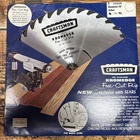Vintage Sears Craftsman Kromedge 10" Circular Saw Blade 5/8 Arbor Nos, 32626 New. Price: $20.00.
