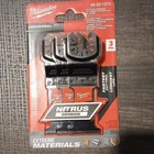 Milwaukee Nitrus Carbide Extreme Materials Oscillating Multi-tool Blades, 3-PACK New. Price: $23.00.
