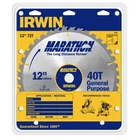 Irwin Marathon 14082 12 Miter And Table Saw Blades New. Price: $107.49.