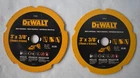 2 Pack Dewalt 3" In. X 3/8" Arbor Diamond Cut-off Wheel Multi Material DW8530 Open. Price: $24.99.