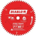 Freud D0760X Diablo Ultra Finish Saw Blade Atb 7-1/4-INCH By 60T 5/8-INCH Arbor Open. Price: $20.37.