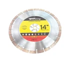 Forney 14 Diamond Segmented Rim Circular Saw Blade Arbor 24T New. Price: $157.95.