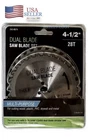 Dual Saw CS450 1/2" Counter Rotating Double Blade Circular New. Price: $49.97.