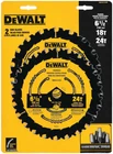 New Dewalt DWA1612CMB Combo Pack Circular Saw Blades. Price: $31.99.
