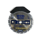 Irwin IWAS61218L Marathon 6.5" Tooth Rough Finish Carbide Circular Saw Blade New. Price: $9.95.