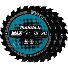 Makita Max Efficiency Circular Saw Blades 7 1/4IN 24T Carbide Tipped Framing 3PK New. Price: $34.99.