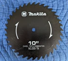 *new* Makita Saw Blade 10 Chisel Tooth Combination No. 255-7A. Price: $24.95.