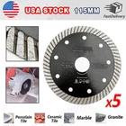 5PCS 4.5''/115MM Circular Saw Blade Turbo Diamond Cutting Disc Grinder Wheel New. Price: $37.00.