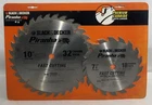 Nos Black & Decker Piranha 18 32 Carbide 7 1/4" 10 Fast Cutting Saw Blades Kit New. Price: $26.00.