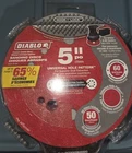 Diablo In. 60 Grit Hook & Lock Sanding Discs 50-PACK Universal New. Price: $18.00.