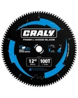 Craly 12 Inch 100 Teeth Ultra Fine Finish Wood Cutting Circular Saw Blade, New. Price: $72.11.