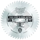 Freud LU91M008: 8-1/2"X 48T Thin Kerf Sliding Compound Miter Saw Blade New. Price: $82.55.