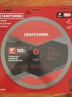 Craftsman Circular Saw Inch Blade 180T Plywood/osb CMAS210180 New. Price: $18.00.