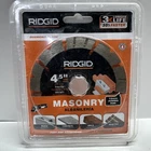 Ridgid 4-5 In. Masonry Segmented Diamond Blade (A6) Nib Ships Same Day B1 New. Price: $13.25.