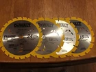Dewalt DW31927-1/4 Inch Carbide Circular Saw Blades DW3178 Unused No Box New. Price: $25.99.