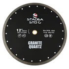 Stadea SBD109C Diamond Saw Blade 12-INCH Continuous Turbo Dry Cutting Cuts New. Price: $50.79.