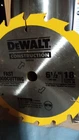 Dewalt DW9155 6-1/2" 18T Carbide Circular Saw Blade New. Price: $13.00.