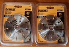 Dewalt (2) 4-1/2" Saw Blades, DW4782 Segmented Rim New. Price: $26.00.