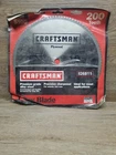 Craftsman S100 Steel 200 Tooth 10" Circular Table Saw Blade Plywood New Read. Price: $28.60.