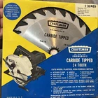 Craftsman Kromedge Carbide Tipped 7 1/4" Tooth Blade 32489 New. Price: $19.99.