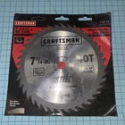 Craftsman (932113) 7 1/4-IN. 40 Tooth Durable Steel Circular Saw Blade **new**. Price: $29.99.