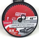Diablo 6-1/2IN. X 48TPI Steel Demon Ferrous Metal Cutting Saw Blade D0648CF New!. Price: $24.99.