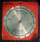 Nicholson Magicut 10-INCH Planer Combination Blade 80826 Usa Nos New. Price: $8.00.