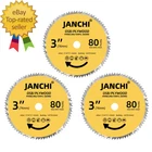 3PACK Inch (76MM) 80T Circular Saw Blade, 7/16 (11.12MM) Arbor With 3/8 New. Price: $15.15.