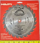 New Hilti 7 1/4 X 5/8 13/16" 24 Teeth Carbide Cutting Circular Saw #336531. Price: $15.08.