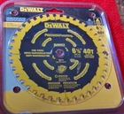 Dewalt Precision Finishing 6-1/2 40T Carbide Circular Saw Blade For Wood New. Price: $19.00.