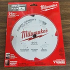 Milwaukee 48-40-7000 7-1/4" Pcd/fiber Cement Circular Saw Blade *new*...wow!!!. Price: $34.88.