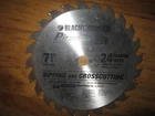Black & Decker Piranha 1/4" 73-737--CARBIDE Saw Blade 24 Teeth -new Old Stock. Price: $9.99.