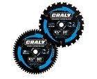 Craly Inch Teeth Ultra Fine 6-1/2'', 5/8'' Arbor, 60T*2, Black New. Price: $20.00.