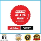 Diablo 7-1/4" 36T Carbide Saw Blade D0736GPR For Wood & Metal Cutting New. Price: $28.99.