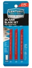 Century Drill 06903 Piece High Speed Steel Jig-saw Blade Set New. Price: $9.49.