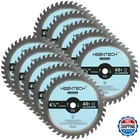 Keentech 4-1/2" 3/8" Bore 40T Fine Finish Circular Saw Blade 10-PACK New. Price: $49.79.