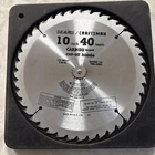 Vintage Sears / Craftsman 10 Inch 40 Tooth Carbide Tipped Cut-off Blade 720-3255 New. Price: $27.50.