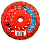 Diablo DCX045080B01F 4-1/2" Steel Demon Flap Disc Grit With Speed Hub New. Price: $17.83.