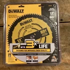 Dewalt DWA11280 12" 80T Tungsten Carbide Steel Fine Finish Circular Saw Bld #579 New. Price: $45.00.