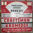 Vintage Craftsman Kromedge Dado Set 9-3247 5/8" Arbor Used. Price: $29.95.