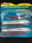 Portland 9PC Reciprocating Saw Blade Set 6" 10TPI & 7TPI Wood Cutting Used. Price: $7.99.