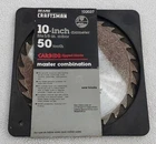 Vintage Sears Craftsman 10 Inch 50 Tooth Carbide Tipped Blade Saw 32037 Usa Used. Price: $17.99.