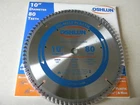 Oshlun 10" 80T Plastic Cutting Blade SBP-100080 New. Price: $72.00.